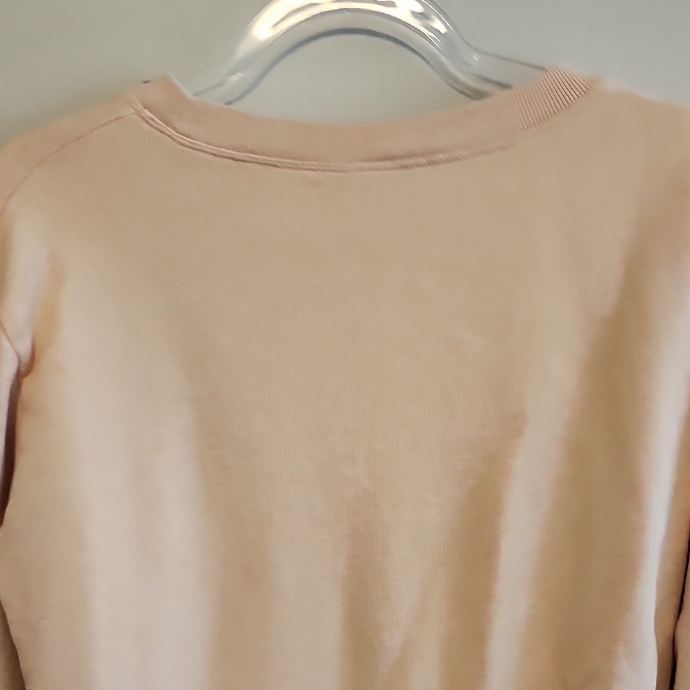 J. Crew Portsmouth NH Crew Neck Creamy Baby Pink Casual Comfy Graphic Sweatshirt - Picture 9 of 9